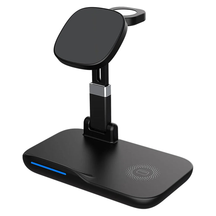 YF-T8 3-in-1 15W Magnetic Wireless Charger Portable Phone Charger Multifunction Charging Stand with Indicator Light - 2