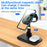 YF-T8 3-in-1 15W Magnetic Wireless Charger Portable Phone Charger Multifunction Charging Stand with Indicator Light - 4