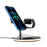 970 For iPhone / Apple Watch / AirPods 3 in 1 Wireless Charger Fast Charging Desktop Stand Cradle with Light - Black - 3