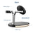 970 For iPhone / Apple Watch / AirPods 3 in 1 Wireless Charger Fast Charging Desktop Stand Cradle with Light - Black - 4