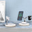 970 For iPhone / Apple Watch / AirPods 3 in 1 Wireless Charger Fast Charging Desktop Stand Cradle with Light - Black - 5