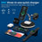 970 For iPhone / Apple Watch / AirPods 3 in 1 Wireless Charger Fast Charging Desktop Stand Cradle with Light - Black - 7