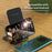 S25 Foldable 15W Wireless Charger Cellphone Stand Fast Charging Dock for iPhone Android Phone - Black - 2
