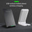 S25 Foldable 15W Wireless Charger Cellphone Stand Fast Charging Dock for iPhone Android Phone - Black - 7