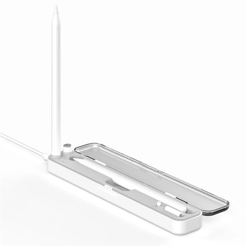 P1 For Apple Pencil 2nd / 1st Generation Storage Case Wireless Charging Box 2-In-1 Carrying Case Magnetic Design Pen Holder - 1