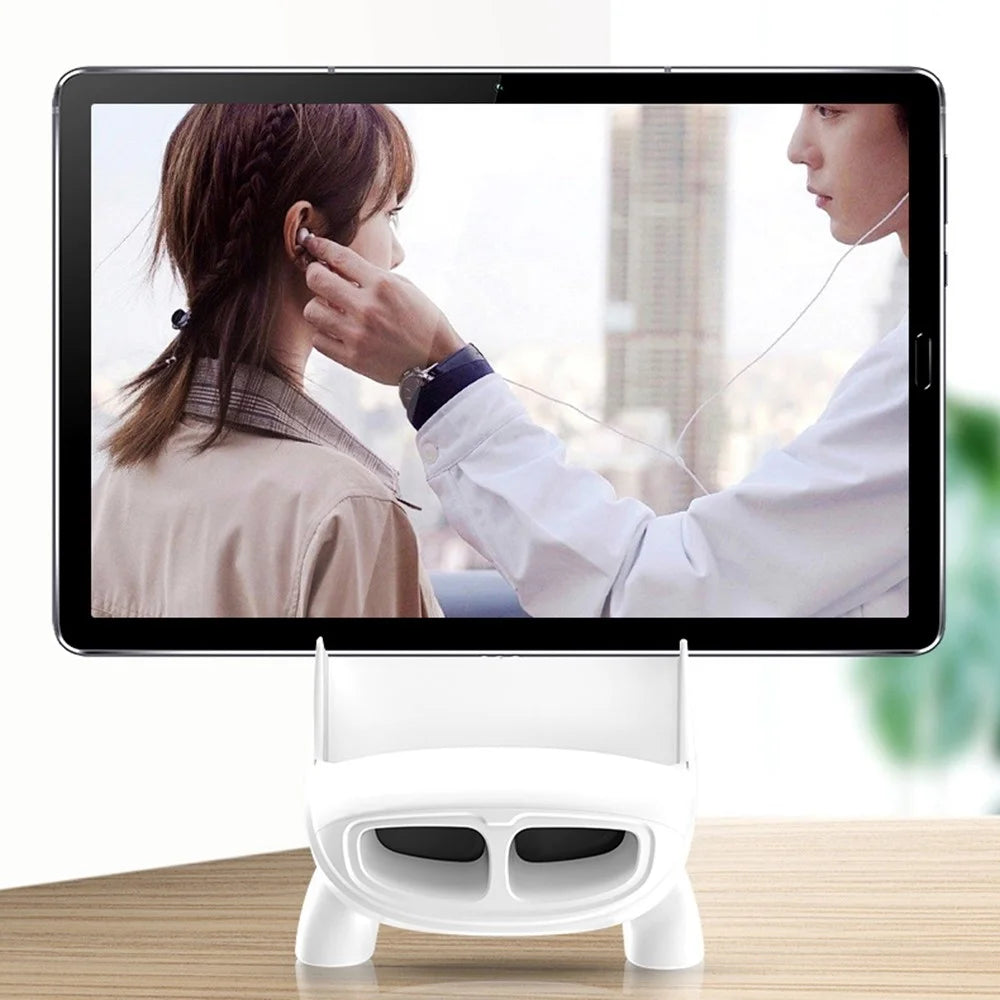 S88 Wireless Charger Sound Amplifier Function 15W Wireless Phone Charging Stand Desktop Phone Dock Holder - Pink - 5