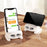 S88 Magnetic Adapter Design 15W Wireless Charging Stand Holder Wireless Charger Sound Amplifier Function - White - 6