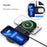 B552 2 in 1 for Mobile Phone / Headset Fast Wireless Charger Double 20W Charging Pad - 7