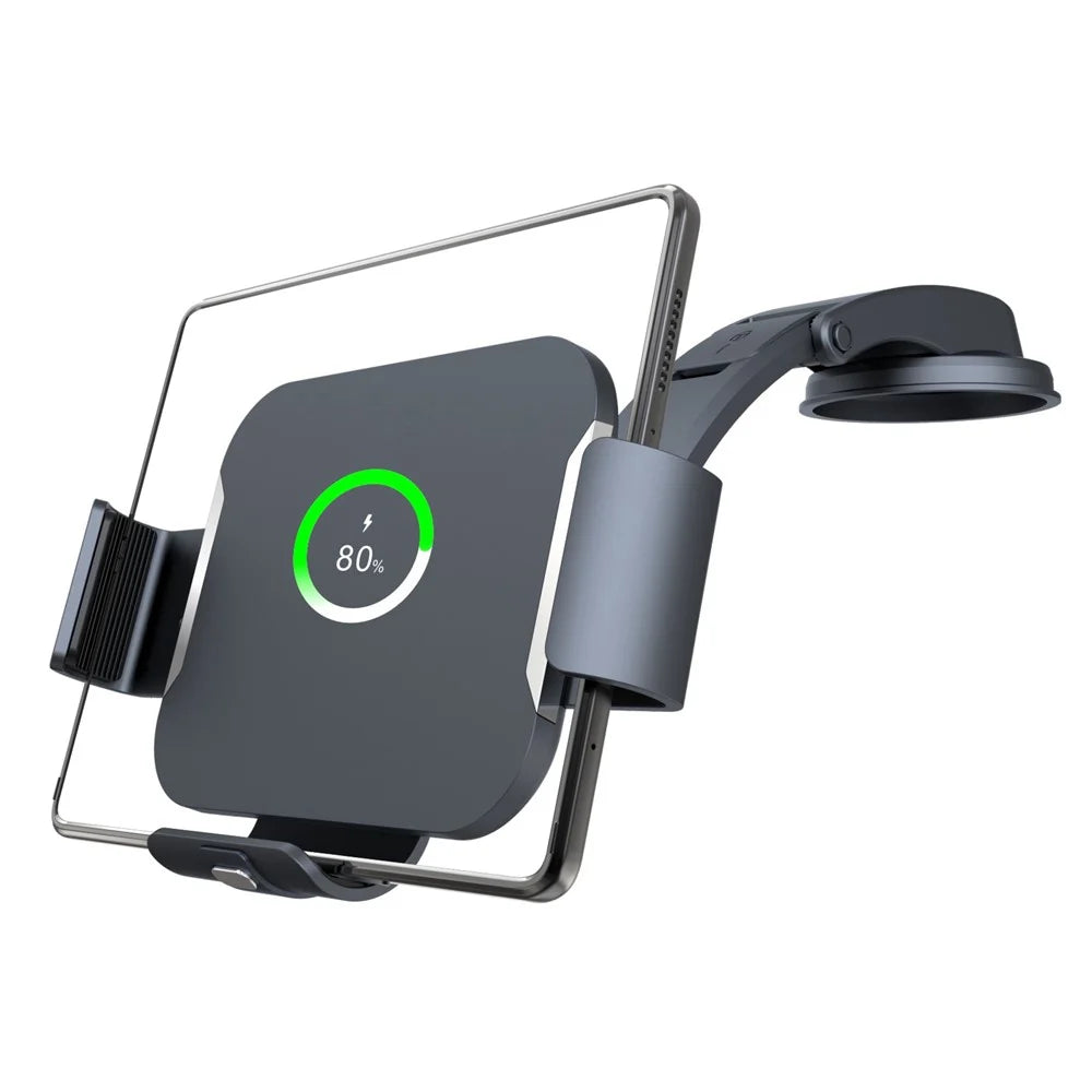 S7 Wireless Charger Coil Electromagnetic Induction Clamp Car Mount for Samsung Galaxy Fold - 2