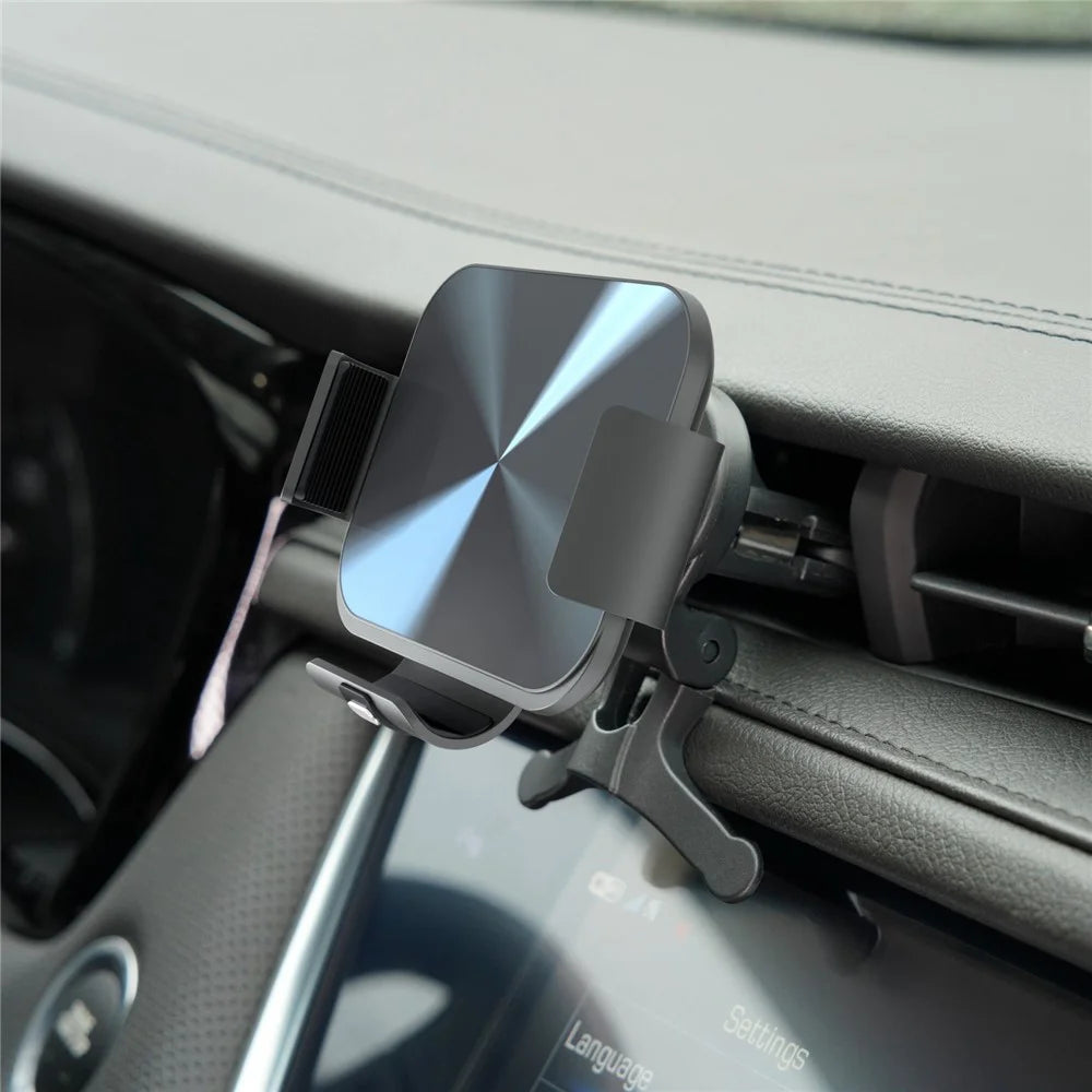 S3 Coil Electromagnetic Induction Wireless Charger Car Holder Foldable Phone Clamp Mount for Samsung Galaxy Fold - 5