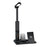 15W Fast Charging Wireless Charger Multifunctional Folding Charging Station with 3-Mode Lamp - Black - 1