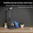 15W Fast Charging Wireless Charger Multifunctional Folding Charging Station with 3-Mode Lamp - Black - 3