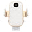 C38 Grid Texture PU Leather Coated Mobile Phone Holder Wireless Charger with Cooling Fan for Samsung Galaxy Z Flip3 / Flip4 / iPhone - 3