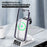 A60 4-in-1 15W Wireless Charger Folding Cell Phone Charging Stand with Clock Bluetooth-compatible Earbuds Smart Watch Charging Station (For Samsung Watch Version) - Black - 4