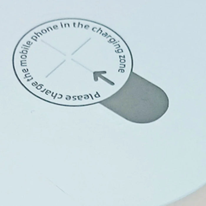 K02T Multifunction 15W Wireless Charger Alarm Clock Touch Dimmable Light Time Temperature Display - White - 6