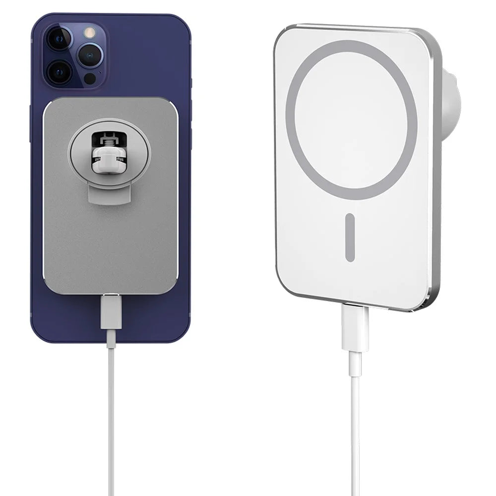 X16 Magnetic Car Charger 15W Fast Charging Air Vent Mount Magnetic Car Charger - White - 1