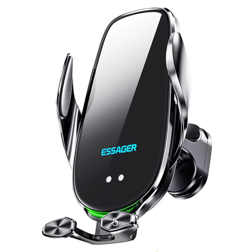ESSAGER 15W Smart Car Wireless Charger Phone Mount Charger Air Vent Phone Holder for 4.5-6.7 inch Smart Phone - 1