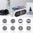 W288 ABS Temperature Date Display Digital Alarm Clock 15W Wireless Charger - White - 5