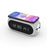 W288 ABS Temperature Date Display Digital Alarm Clock 15W Wireless Charger - White - 7