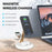 TH02 Tree Branch Design 3 in 1 15W Magnetic Wireless Charger Desktop Charging Stand - White / Wood Color - 4