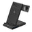 X1 3-in-1 Folding Wireless Charger for iPhone  /  iWatch  /  AirPods Portable Fast Charging Stand - Black - 1