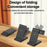 X1 3-in-1 Folding Wireless Charger for iPhone  /  iWatch  /  AirPods Portable Fast Charging Stand - Black - 2
