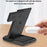 X1 3-in-1 Folding Wireless Charger for iPhone  /  iWatch  /  AirPods Portable Fast Charging Stand - Black - 3