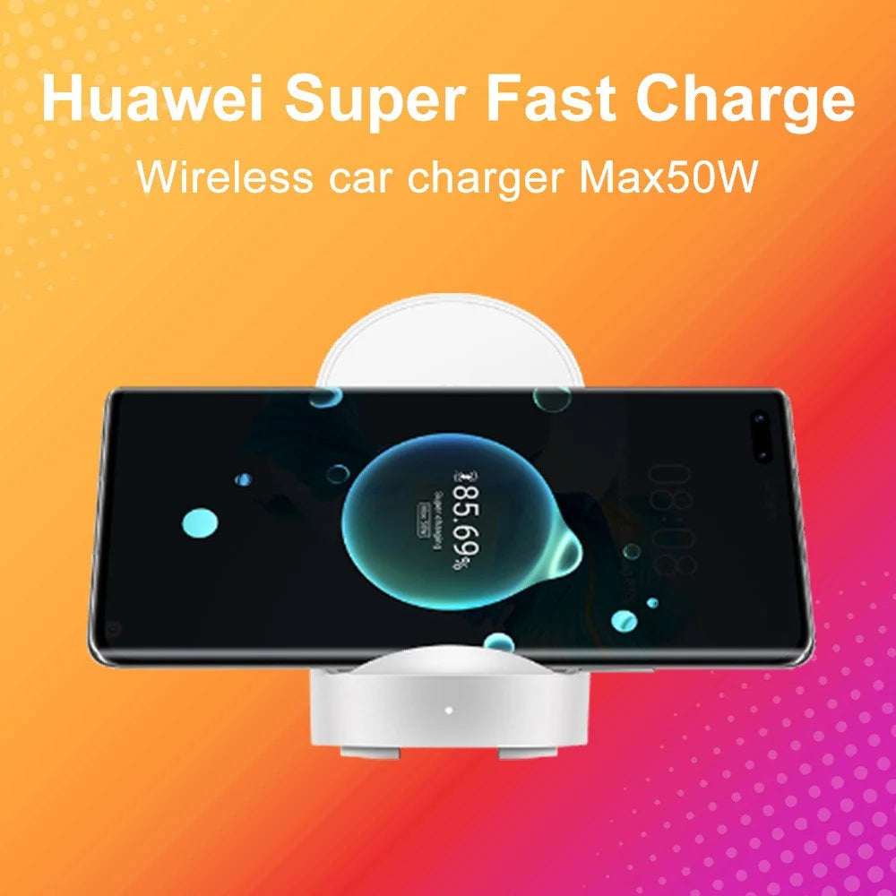 HUAWEI CP62R Vertical Super Fast Wireless Charger Max 50W Cell Phone Charging Stand Station with Cable (Upgraded Version) - CN Plug - 4