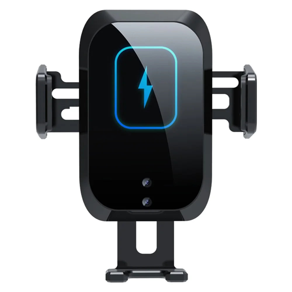 X11 3-Axis Car Wireless Charger 15W Fast Charging Phone Mount with Air Vent Holder, Dashboard Stand, QC3.0 Cigarette Lighter Charger - 1