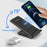 2 in 1 Wireless Charger Folding Bracket Fast Charger Station for Mobile Phone / Earphone - Black - 7