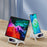 Q18 Mobile Phone Magnetic Wireless Charger Stand Cordless Phone Charger with 3 Adapters - White - 6