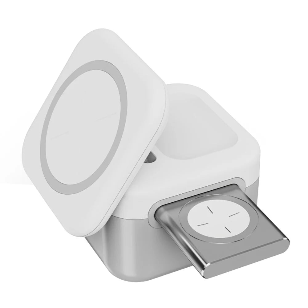 H31 15W 3-in-1 Magnetic Wireless Charger Multi-Function Cell Phone Charging Station for Headset, Smart Watch - 1