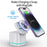 H32 15W 3-in-1 Magnetic Wireless Charger for Headset, Smart Watch Multi-Function Cell Phone Charging Stand - Transparent - 6