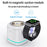 H32 15W 3-in-1 Magnetic Wireless Charger for Headset, Smart Watch Multi-Function Cell Phone Charging Stand - Transparent - 7