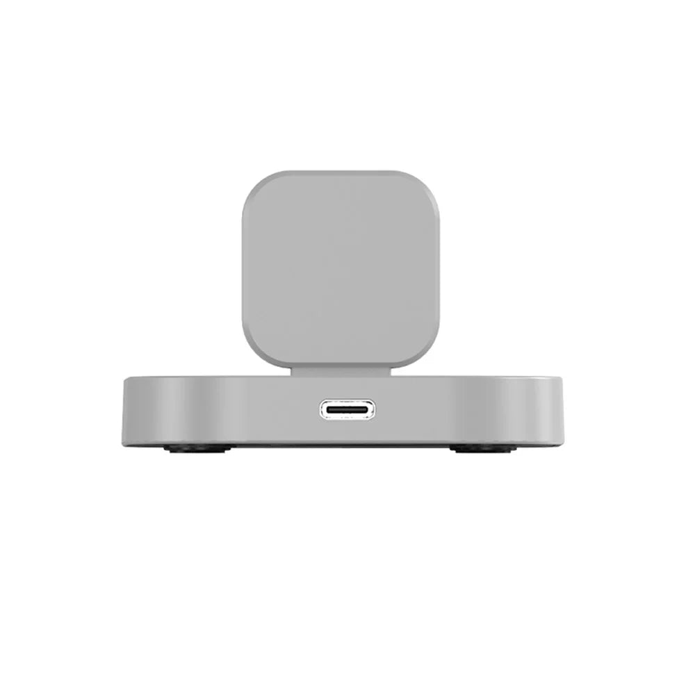 JJT-A56 For Apple Watch Series 1-8 Foldable Smartwatch Charger Mini Magnetic Wireless Charging Pad - White - 4