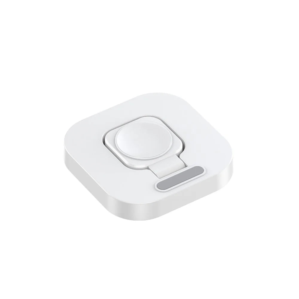 JJT-A56 For Apple Watch Series 1-8 Foldable Smartwatch Charger Mini Magnetic Wireless Charging Pad - White - 6