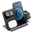 W528 3 in 1 Wireless Charger for Phone  /  Watch  /  Earphone Multi-function Phone Charging Holder Clock Night Light - 1