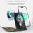 U17-A 5-in-1 Folding Magnetic Wireless Charger Stand for iPhone 12 / 13 / 14 / 15 Series Charging Station - Black - 7