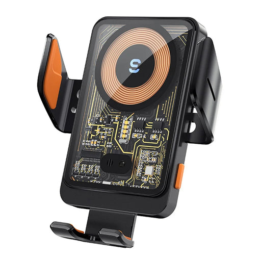 ESSAGER T11 Wireless Charger Smart Car Charger Phone Holder 360 Degree Rotating Air Vent Charger Mount - 1