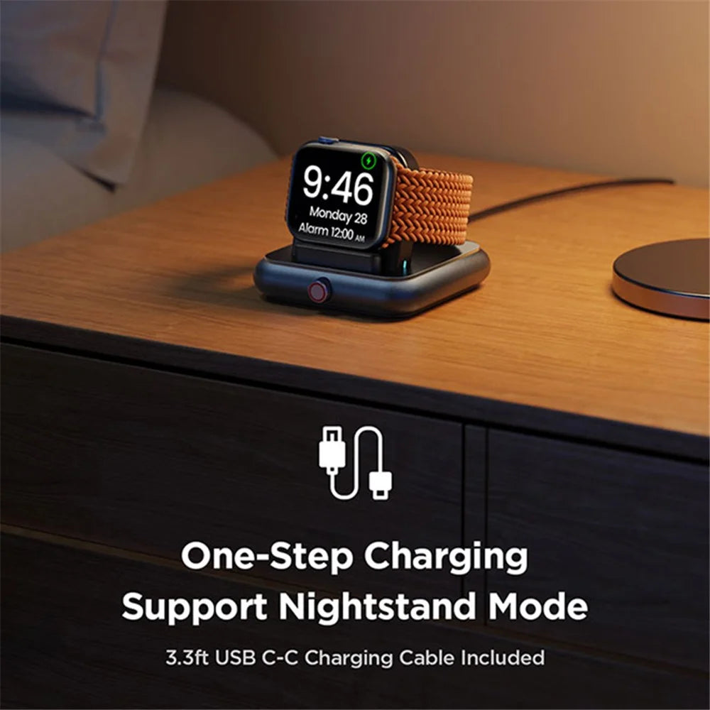JOYROOM JR-WQW03 Magnetic Wireless Watch Charger for iWatch Adjustable Charger with Nightstand Mode - 4