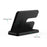 GY-Q10B 3 in 1 Wireless Charging Station 15W Fast Charger Stand for Samsung Galaxy Watch / Qi-enabled Phone / Earbuds - Black - 7