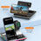 A93 15W 5-in-1 Multi-Function Folding Wireless Charger Cell Phone Charging Station with Clock for Headset Smart Watch - Black - 6