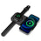 T2A 2-in-1 15W Wireless Charging Station for Apple Watch Series, Mobile Phone Wireless Charger - Black - 2