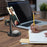 M9 Wireless Charger for Cell Phone Aluminum Alloy 3-in-1 15W Fast Magnetic Charging Stand - Black - 7