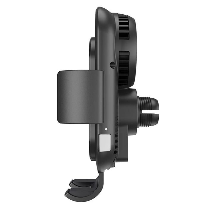 Z100A Semiconductor Cooling Dual Coil Car Wireless Charger for iPhone 15 / Samsung Galaxy Z Flip - 2