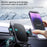 Z100A Semiconductor Cooling Dual Coil Car Wireless Charger for iPhone 15 / Samsung Galaxy Z Flip - 5