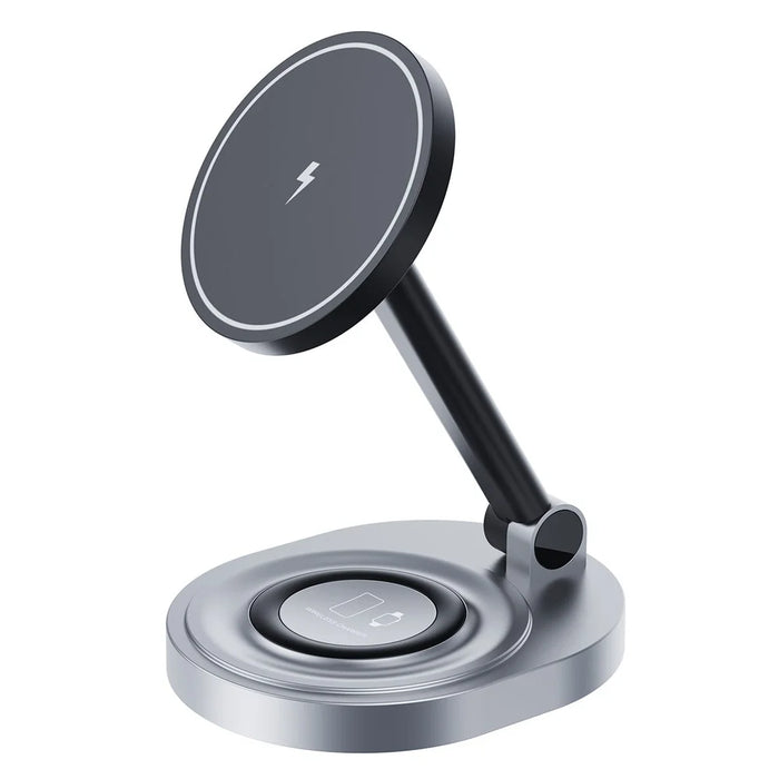 W14 3-in-1 Magnetic Wireless Charger for iPhone 12-15 Series, iWatch, AirPods Charging Stand - 2