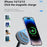 W14 3-in-1 Magnetic Wireless Charger for iPhone 12-15 Series, iWatch, AirPods Charging Stand - 4