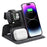 GY-17AIR 3-in-1 PU Leather Foldable Wireless Charger Phone Watch Earphone Charging Stand - 2