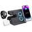 GY-17AIR 3-in-1 PU Leather Foldable Wireless Charger Phone Watch Earphone Charging Stand - 3